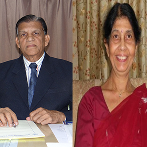 Dr. R.K. Mishra and Dr. Gita Mishra,Chairman and President
